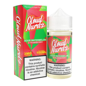 Sour Watermelon Strawberry - Cloud Nurdz Freebase - 100mL