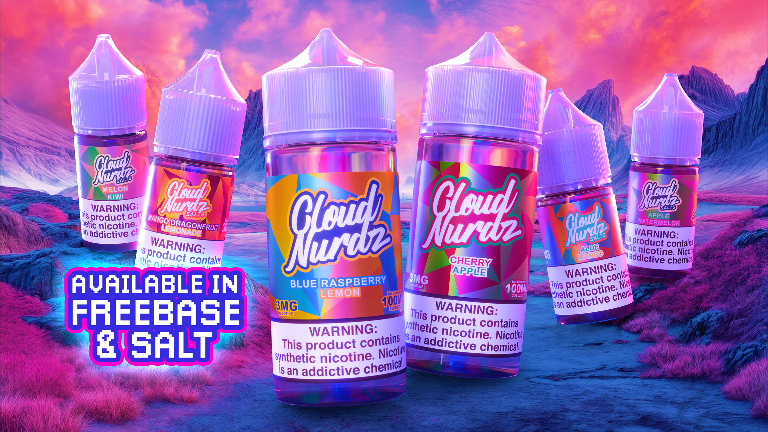 cloud nurdz tobacco WATERMELON BERRY ICED BY SALT TFN 30ML Homepage - Cloud Nurdz.com